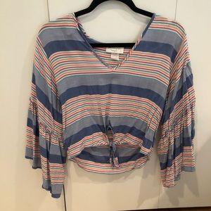 Flowy striped blouse